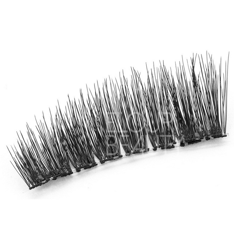 Professional 3D magnetic lashes free of glue China supplies EA25